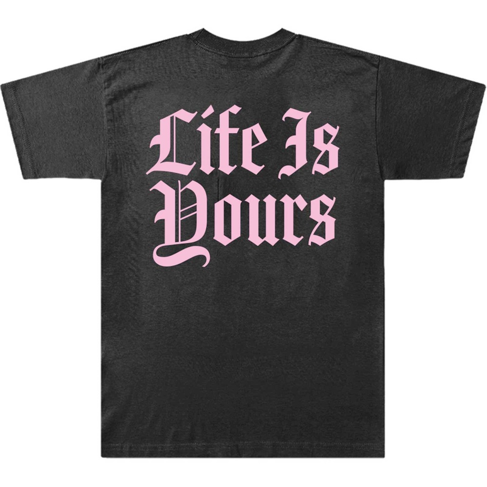 Foals - Life Is Yours Text Tshirt Homme - Noir